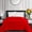 Red, variant on All-Season Super Soft and Luxury Comforter Oversize King Plus 128 by 120 inch Red Solid| 400 GSM Microfiber | 1 Piece Quilted Box Comforter Set