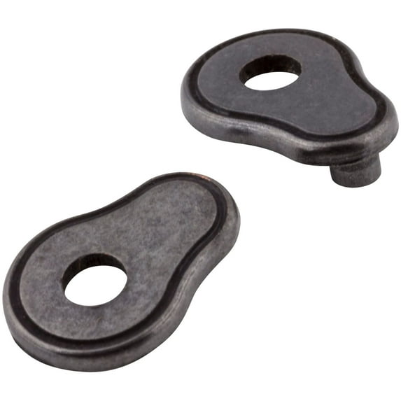 Jeffrey Alexander Pe02 Rounded Transition Pull Escutcheon 3" To 3-3/4" Center To Center