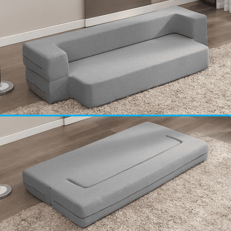 Mjkone Folding Queen Size Sleeper Sofa Bed Convertible Couch Bed