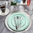 thumbnail image 3 of Smarty Turquoise Vintage Disposable Plastic Dinnerware Value Set 240ct, 3 of 7