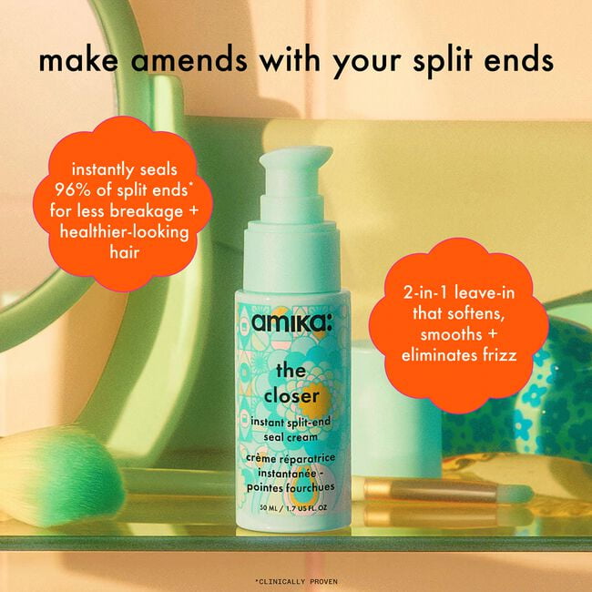 amika The Closer Instant Split-End Seal Cream Color: None Size: N/A