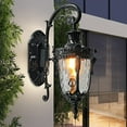 thumbnail image 4 of FETCOI, Outdoor Wall Lights  Fixtures Wall Lantern Waterproof Sconce Porch Lights Wall Mount (Black), 4 of 7