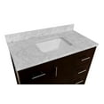 thumbnail image 5 of California 42" Bathroom Vanity with Chocolate Cabinet and Carrara Marble Top, 5 of 6