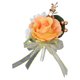 thumbnail image 2 of Ramo de flores de boda, ramo de rosas artificiales, ramo de novia, moda romántica Naranja, 2 of 9