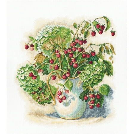 UPC: 4743348403633 | Hydrangea and raspberry M600 Counted Cross Stitch Kit