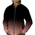 thumbnail image 2 of Ceisia Men's Winter Warm Hooded Zipper Closure Gift Solid Color Jacket - Acrylic for Daily & Outdoor Wear, 2 of 5