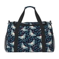 thumbnail image 1 of Balery Glowing Butterfly Bolsa de Gimnasio para Mujeres, Bolsa de Viaje con Bolsillo Húmedo, Bolsa de Fin de Semana para Mujeres, Bolsa de Viaje Resistente al Agua, 1 of 7