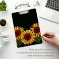 thumbnail image 5 of FMSHPON Sunflowers Clipboard Hardboard Wood Nursing Clip Board and Pull for Standard A4 Letter 13x9 inches, 5 of 8