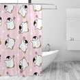 thumbnail image 2 of FREEAMG Cute Penguins Shower Curtain with Hooks, Waterproof Washable Fabric Shower Curtain for Bathroom Bathtub Decor, 60"x 72", 2 of 6