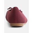 thumbnail image 2 of Time and Tru Women's Comfort Knit Ballet Flats, 2 of 6