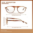 thumbnail image 2 of JOSCHOO 5 Pack Computer Reading Glasses for Women and Men Blue Light Blocking Spring Hinge Readers, 2 of 7
