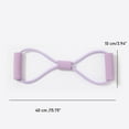 thumbnail image 5 of Sakaguro Figure 8 Resistance Band, TPE Material, High Tensile Strength, Yoga & Fitness Training for Men & Women, Purple, 5 of 5