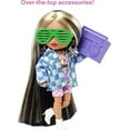 thumbnail image 3 of Barbie Extra Minis Doll #2 with Long Highlights in Two-Piece Outfit & Jacket with Accessories, 3 of 6