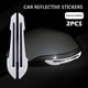 thumbnail image 4 of 2x espejo retrovisor para coche, pegatina reflectora, cinta reflectante para parachoques (blanco) Ehuebsd http://w.neototem.com/image/496115.01/main/496115.01-1.jpg, 4 of 8