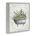 thumbnail image 4 of Stupell Industries Leaf Patterned Tub Typography Painting Gray Framed Art Print Wall Art, 24 x 24, 4 of 10