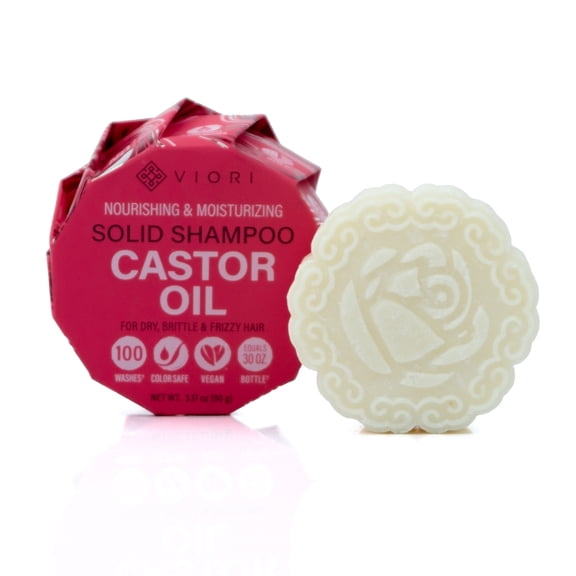 Castor Oil Shampoo Bar for Brittle   Dry Hair