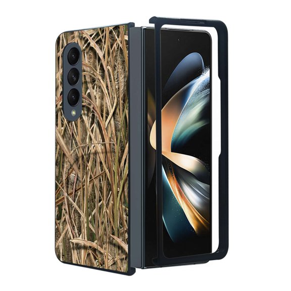 ANJ  Protective Snap-On Design Printed Case Compatible with Samsung Galaxy Z Fold 4 - Grass Camo