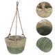 thumbnail image 2 of Cesta colgante tejida para plantas: cesta para plantas en el dormitorio, sala de estar, balcón, decoración exterior, 2 of 7