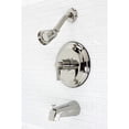 thumbnail image 2 of Kingston Brass KB3636NDL NuvoFusion Single-Handle Tub and Shower Faucet, Polished Nickel, 2 of 3
