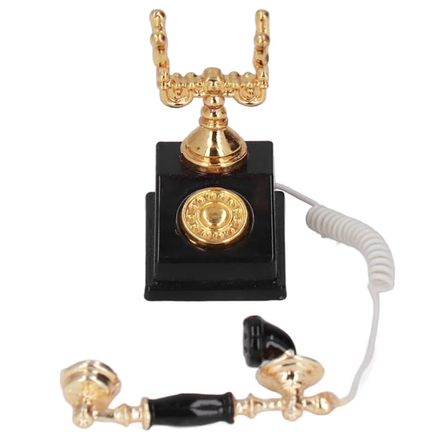 Modelo de teléfono en miniatura Jadeshay para casa de muñecas decorativo