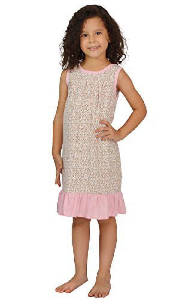 Girl & Doll Matching Outfit Clothes Pajama Nightgown Set for Girl & Doll Fits American Girl Dolls - Size 4