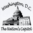 thumbnail image 2 of CafePress - Washington DC Body Suit - Long Sleeve Cotton Baby Bodysuit, 2 of 4