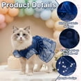 thumbnail image 4 of UOSIA Dog Dress Tutu Princess Skirt for Puppy Pet Wedding Dress Formal Apparel for Birthday Party Holiday, 4 of 8