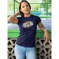 thumbnail image 2 of Football Mama Art Shaped T-Shirt Women -Smartprints Designs, Female Medium, 2 of 4