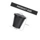 thumbnail image 2 of BESTYASH 2Ud Bote De Basura Negro De Material Galvanizado Para Uso Diario Y, 2 of 6