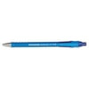 Paper Mate® FlexGrip Ultra™ Retractable Pens, Medium Point, 1.0 mm, 55% Recycled, Blue Barrel, Blue Ink, Pack Of 12 Pens