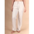 thumbnail image 3 of Women's Cottonique W12209 Latex Free Cotton Drawstring Sleep Pant w/ Pockets (Natural 7), 3 of 5