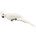 thumbnail image 2 of AMERTEER 2Pcs Foam Feather Artificial Parrot Imitation Bird Model Home Ornament (Green), 2 of 9