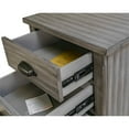thumbnail image 6 of Traditional Three Drawer Wood File Drawer Storage Cabinet Gray, 6 of 8