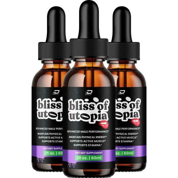 Bliss of Utopia – BlissofUtopia Extra Strength All Natural Healthy Organic Support, 3 Pack, 3 Month Supply