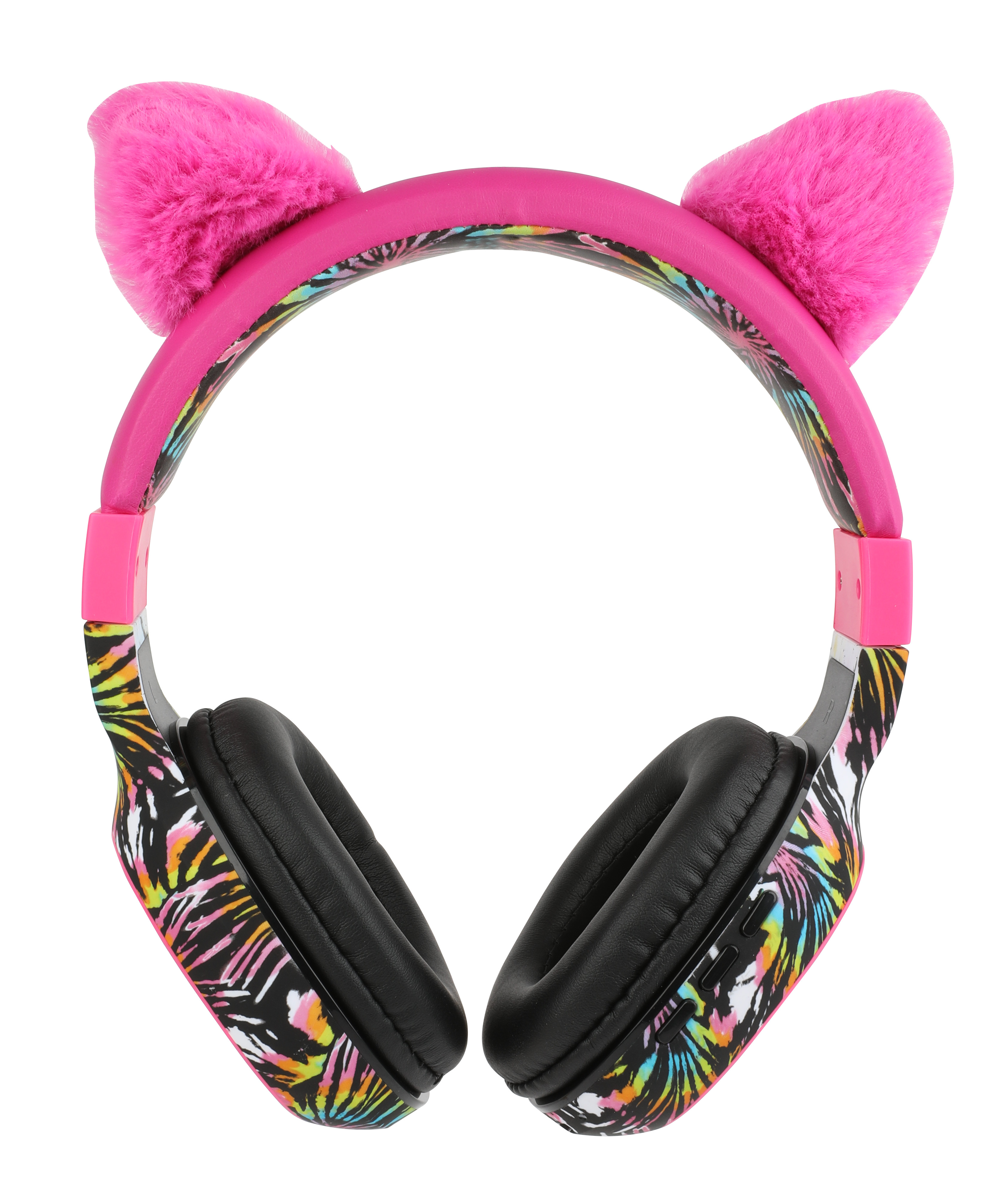 Justice Portable Wireless Bluetooth Headphones with Cat Ears-Pink
