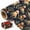 Golden Retriever, variant on Dark Brown Background Golden Christmas Elements Wrapping Paper Roll, Single Sided Printed Holiday Gift Wrap for Xmas Gift Packaging, Festival Decoration and Party Atmosphere Decor