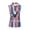 American Flag Eagle Design, variant on HUIACONG American Flag Pattern Womens Sleeveless Golf Shirts, Fashion Golf Sleeveless Shirt Moisture Wicking Casual Golf Top Elastic