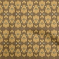 thumbnail image 1 of Tissu de Tissu de tissu de Coton Popeline Brun Ikat Robe Tissu Imprimé par la Cour 42 Pouces de Large, 1 of 4