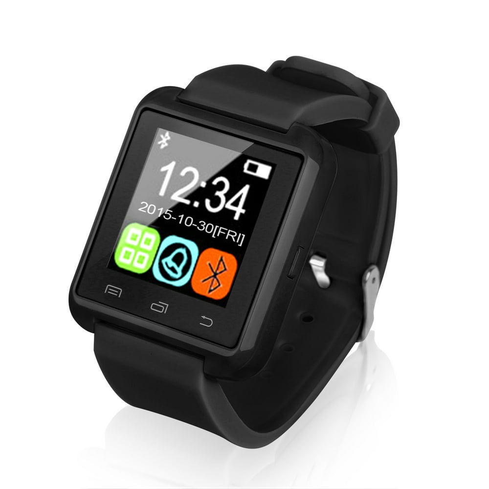 GPCT Android Smart Watch Bluetooth, Touch Screen Black Walmart
