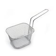 thumbnail image 1 of 1 cesta para freír de acero inoxidable, pequeña cesta individual de presentación para freír, cesta rectangular profesional para freidora para pollo frito, aros de cebolla, camarones Sincero Electrónica, 1 of 5