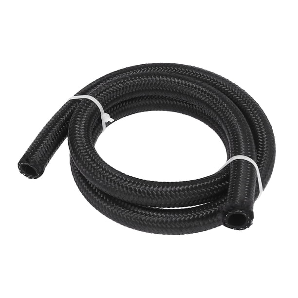 Coche Nylon Trenzado Malla Manguera 3.3 Pies 1/2" AN8 Combustible Manguera Aceite Gas Línea