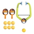 thumbnail image 4 of Entrenador de tenis de mesa colgante para interiores, juego de tenis de mesa colgante, práctica de coordinación ojo-mano, juego de paletas y pelotas Tiger Raquetas 6 Pelotas, 4 of 8