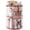 Clear Pink, variant on Rotating Makeup Organizer for Vanity, 360 Spinning Skincare Organizers with Adjustable Trays, Make Up Desk Storage Carousel Rack, Cosmetic Display Cases for Dresser Bathroom Countertop Black