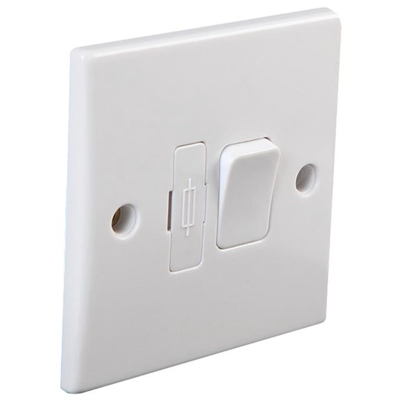 PRO ELEC - 13A Rounded Edge Switched Fused Connection Unit