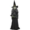 Life-Size Animated Witch with Tray, Over 5' Tall