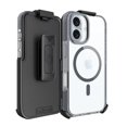 thumbnail image 1 of Funda Transparente Slim BELTRON para iPhone 16 con Clip para Cinturón, 1 of 9
