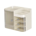 thumbnail image 4 of Cómoda, escritorio, organizador de maquillaje con cajón, organizador de cosméticos de gran capacidad, uso doméstico, organizador de encimera para claro, 4 of 8
