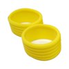 2 Pieces Racket Grip Overgrip Fix Flexible Yellow