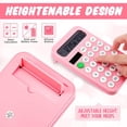thumbnail image 4 of Mini Pocket Calculator Small Cute 12 Digits Standard Function Calculators for Home School Office (White, Pink)-Mint Green, Pink, 4 of 6
