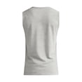 thumbnail image 6 of Men's V-Neck Sleeveless Quick-Dry Sports T-Shirt, Muscle Cotton Shirts, Summer Athletic Casual Basic Tees with Pocket, M, 6 of 7